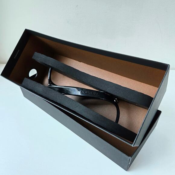 Coach NEW Abbigail Signature Turnlock Black Flip Flop Sandal Rubber Size 7 Gift - Picture 13 of 14